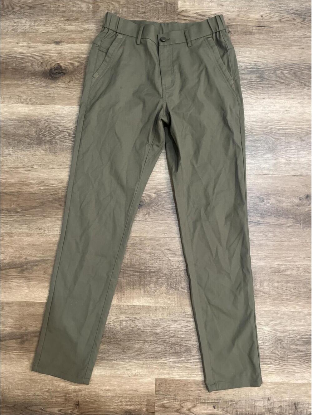 Jack Archer Jetsetter Pants Mens 29x32 Deep Olive Green Performance Chino Casual